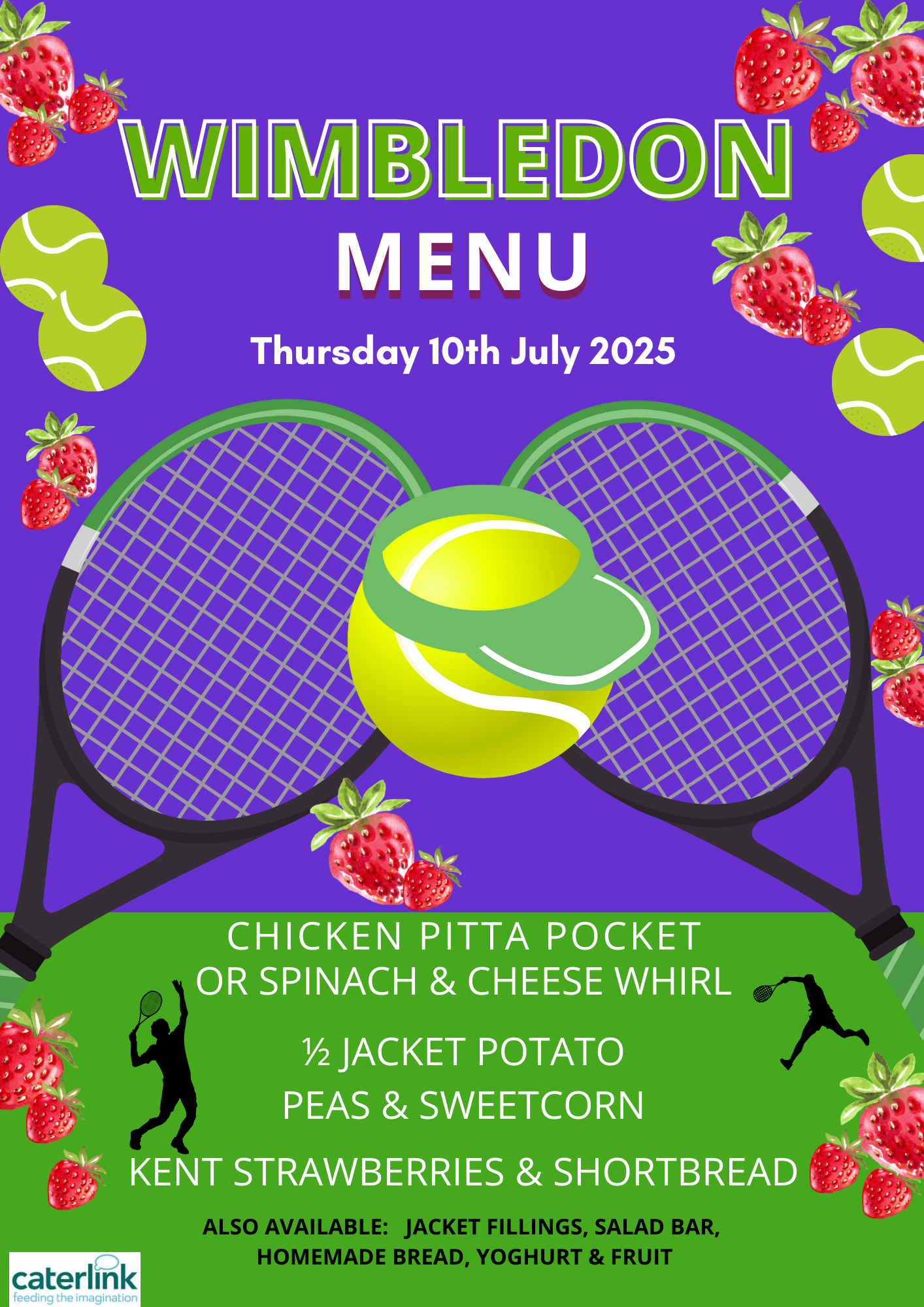 Wimbledon Theme Menu 25